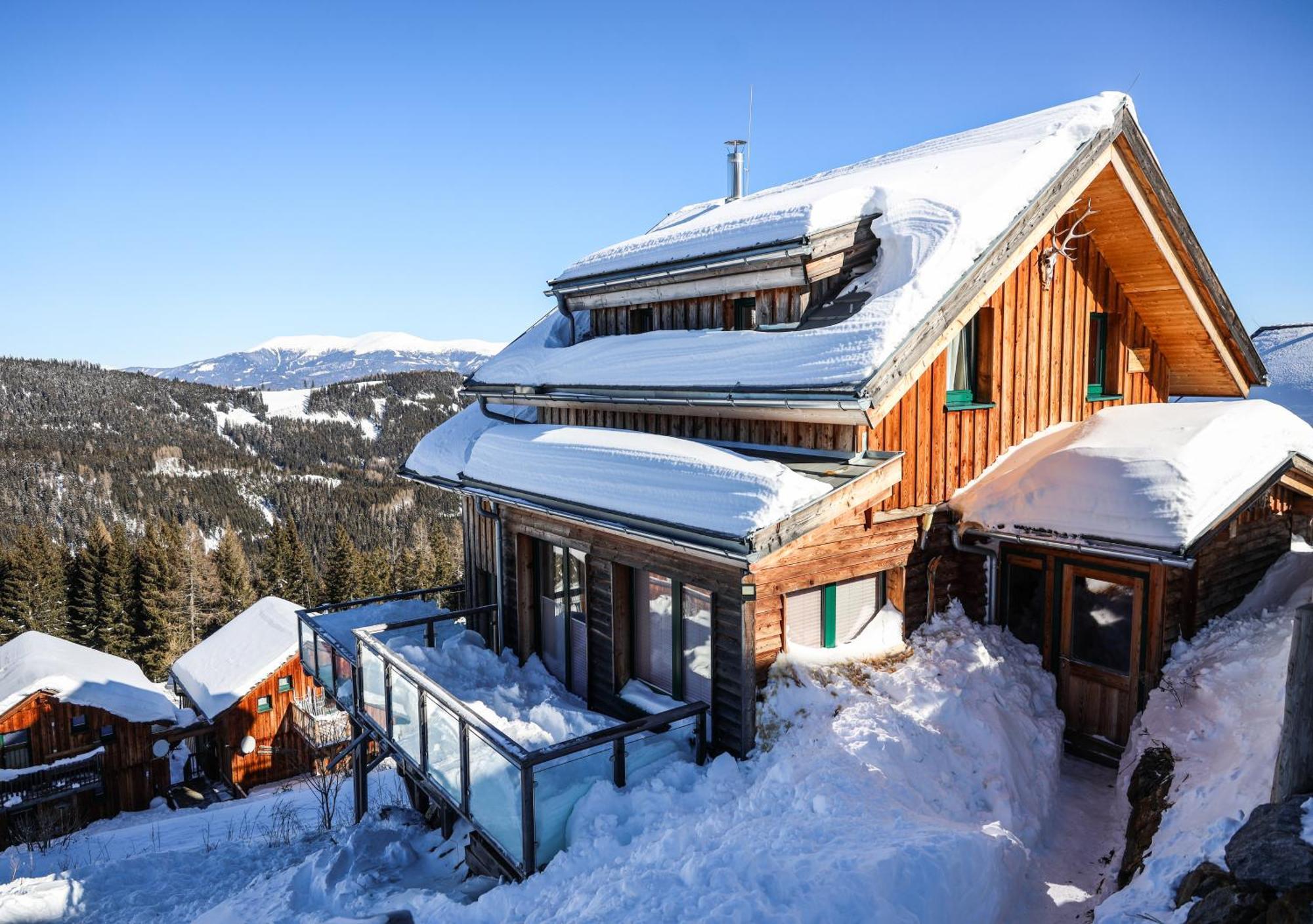 1A Chalet "Wolke" Wandern, Grillen, Wellness Im Traumhaus Wolfsberg Eksteriør bilde