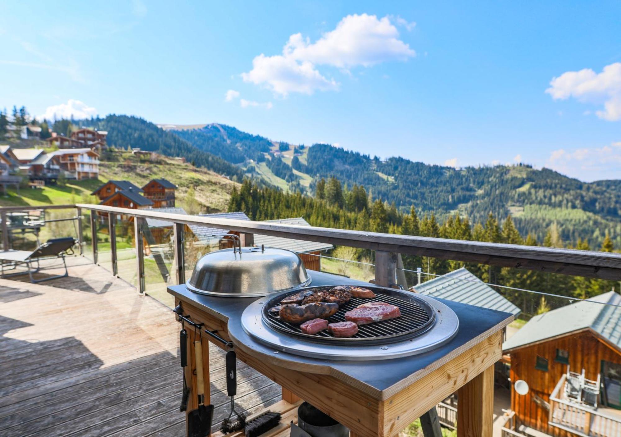 1A Chalet "Wolke" Wandern, Grillen, Wellness Im Traumhaus Wolfsberg Eksteriør bilde