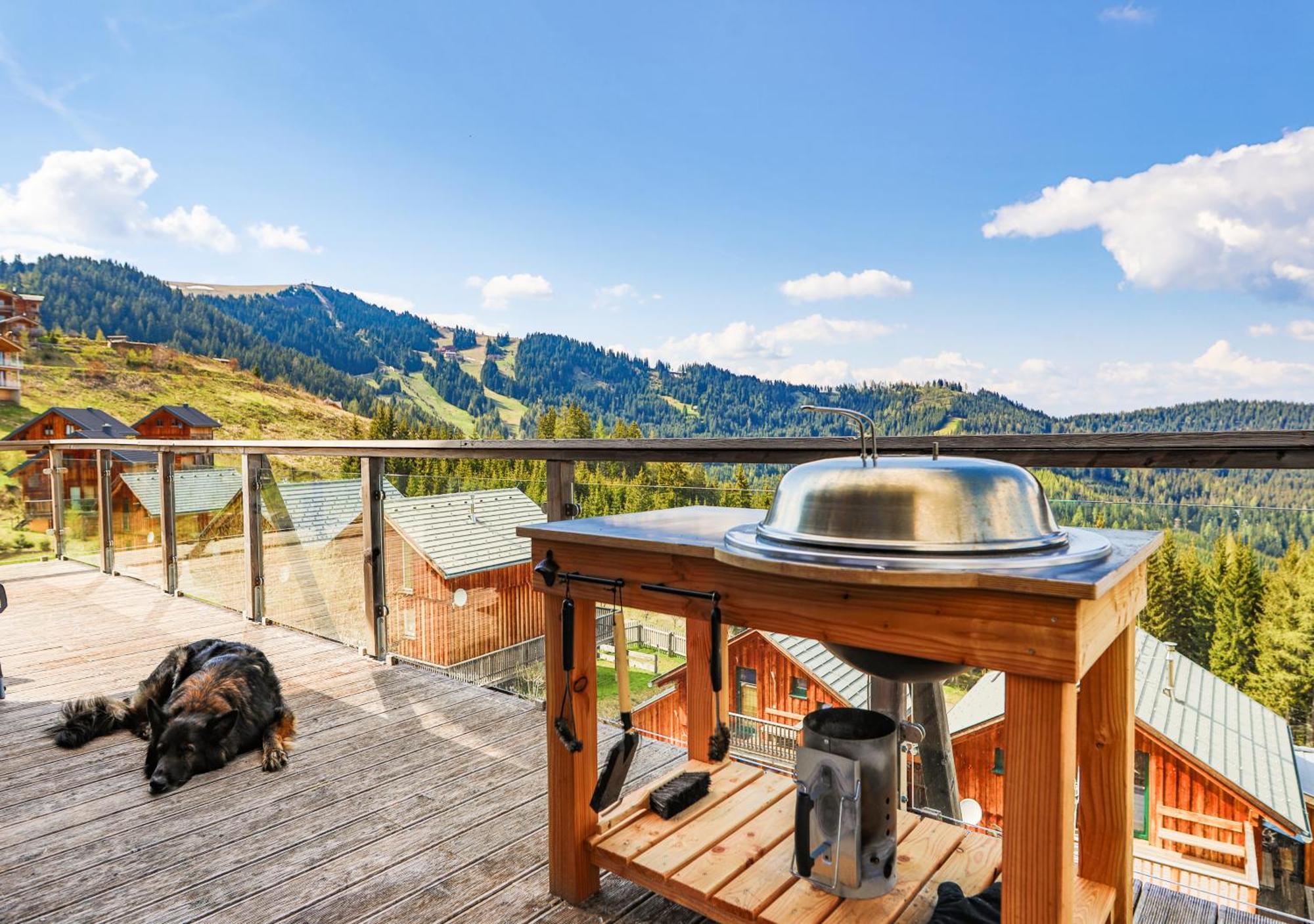 1A Chalet "Wolke" Wandern, Grillen, Wellness Im Traumhaus Wolfsberg Eksteriør bilde