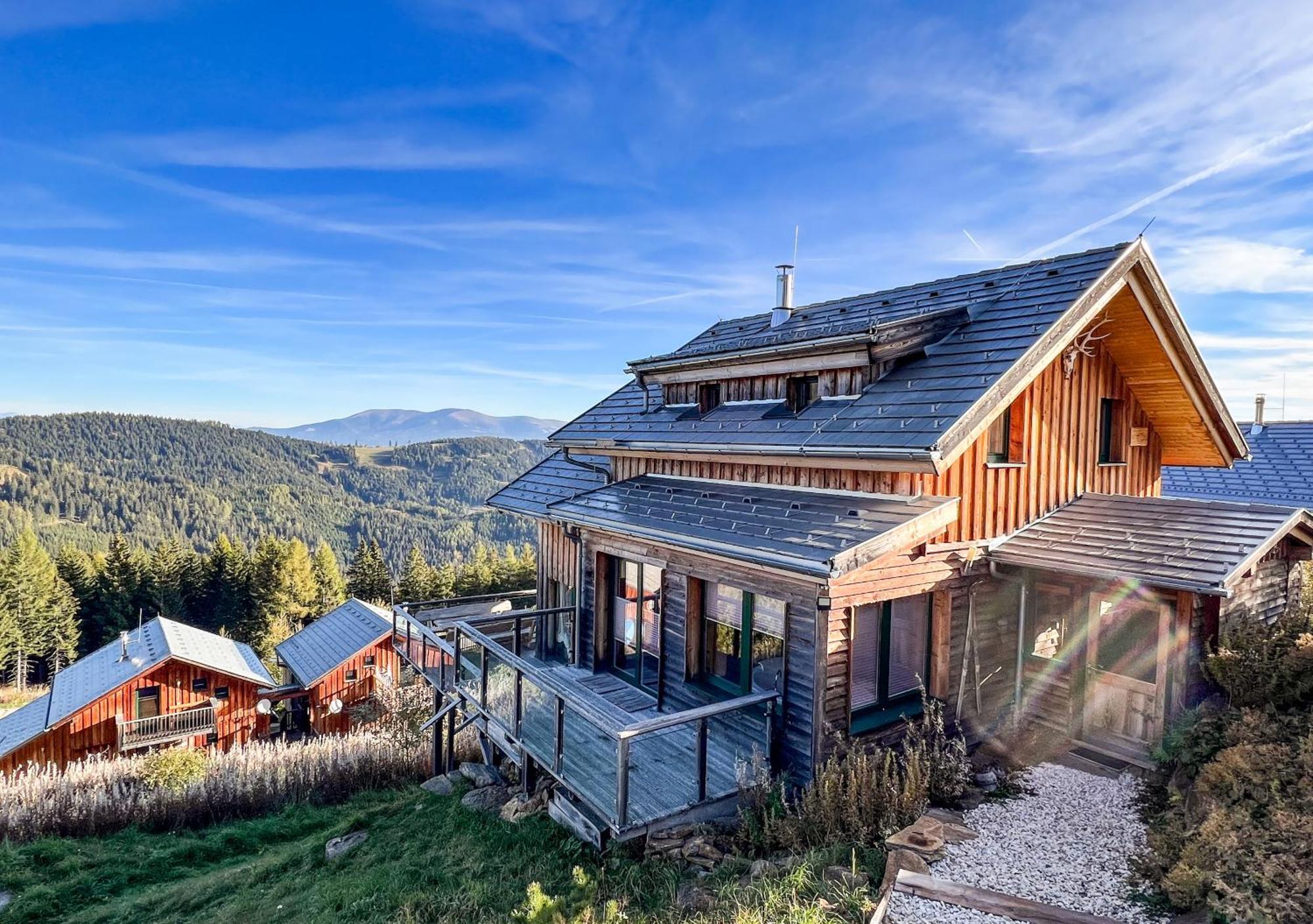 1A Chalet "Wolke" Wandern, Grillen, Wellness Im Traumhaus Wolfsberg Eksteriør bilde